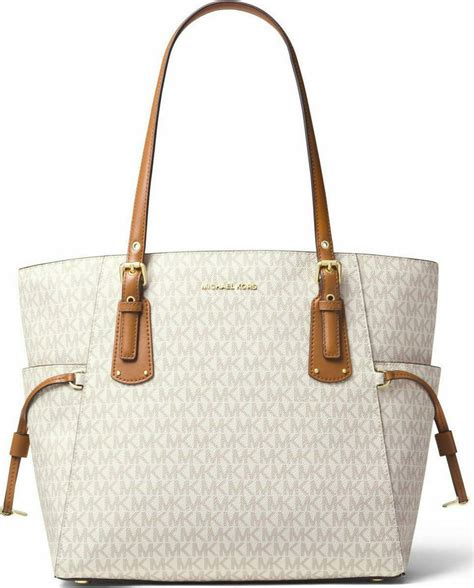 michael kors voyager ew tote logo